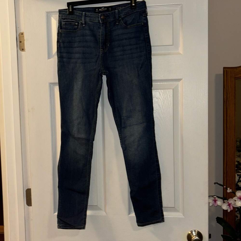 Women's Skinny Jeans -  Blue Stretch Denim